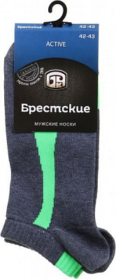 Носки мужские БЧК Active 2323 119 р. 27 темно-серый меланж 