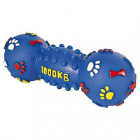 Іграшка для собак Trixie Гантель із лапками вініл зі звуком 15 см 3361