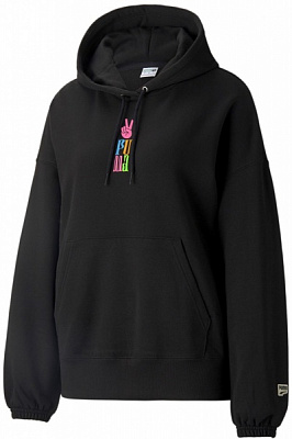 Джемпер Puma Downtown Graphic Hoodie 53167401 р. L чорний