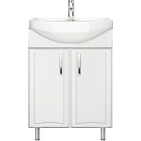 Тумба Water House Прайм 60 МДФ білий глянець під умивальник Проксі 60