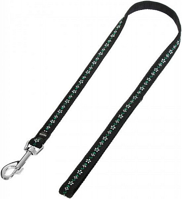 Поводок Karlie Art Joy Plus черный 2х100 см 04-69539