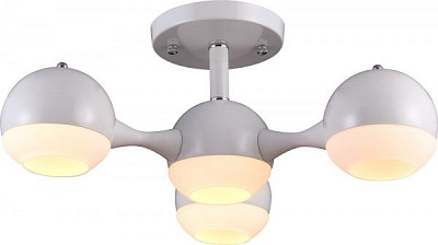 Люстра потолочная Altalusse 4x40 Вт E27 белый INL-9374C-04 White 