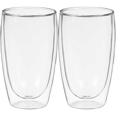 Набор стаканов для латте Candy Series 440 мл 2 шт. Flamberg Smart Kitchen 