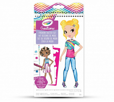 Набор для творчества Creations Юный дизайнер с наклейками и трафаретами Crayola 