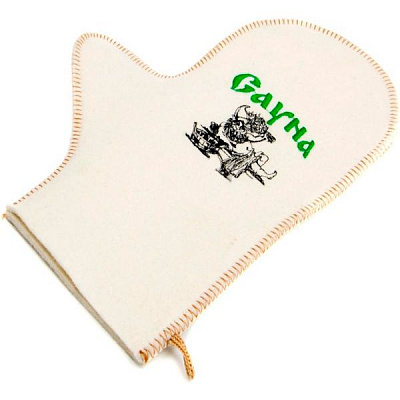 Рукавичка для сауны Sauna PRO с вышивкой Жизнь удалась A-024