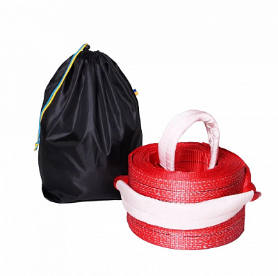 Трос буксирувальний ТКС 6 м 44 т НВФТКС0158 червоний