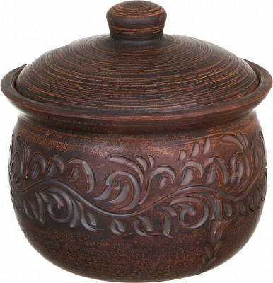 Кастрюля с крышкой Тыква 3,5 л дымленная