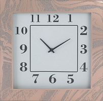 Часы настенные Звездная пыль 40x5x40 см бронзовый