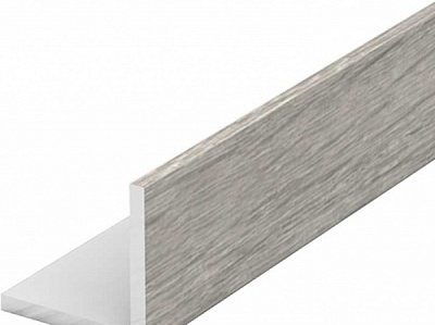 Кутник алюмінієвий АЛЮПРО 15x15x1,5 мм 2710 мм дуб сонома