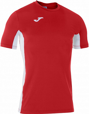 Футболка Joma SUPERLIGA T-SHIRT RED-WHITE S/S 101469.602 р.XL красный