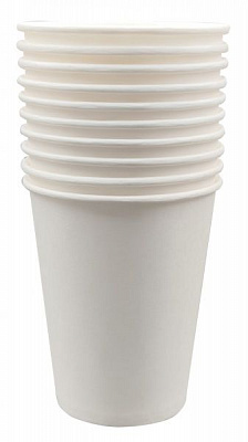 Стакан паперовий Silken 250 мл білий 10 шт.