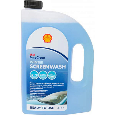 Омыватель стекла SHELL зима -21°С 4л 