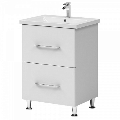 Тумба на ніжках Aquarius Milano з умивальником Комо 60