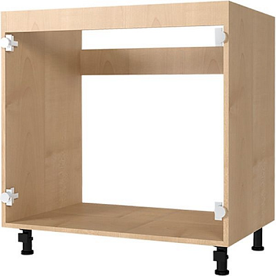 Тумба нижняя под мойку 800x820x522 мм клен