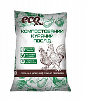 Удобрение Eco Plus Компостированный куриный помет Eco Plus 10 л