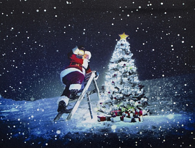 Картина Девилон со светлодиодной подсветкой, 30х40х1,8 940041 