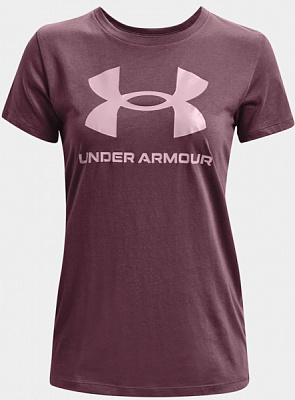 Футболка Under Armour Live Sportstyle Graphic SSC 1356305-554 р.2XL фіолетовий
