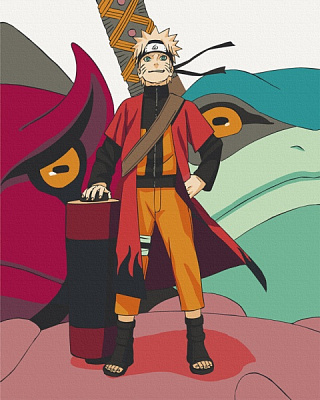 Картина за номерами Наруто. Виклик мудрості 10257-AC 40х50 см ArtCraft