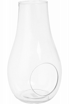 Свічник скляний Orla transparent 27-99B 17x29 см Wrzesniak Glassworks