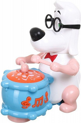 Игрушка заводная Sweet Baby Toys Собачка барабанщик JDY204012312