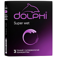 Презервативи Dolphi Super Wet 3 шт.