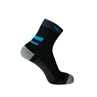 Шкарпетки Dexshell водонепроникні Running, p-p М, з блакитними смугами DS645ABLM р.39-42 [019] Black