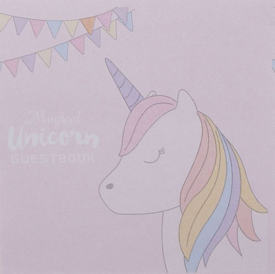 Блок паперу єдиноріг Happy Birthday