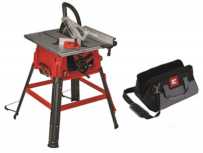 Верстат циркулярний Einhell TC-TS2025/3 eco в комплекті з сумкою 28x40 см 4340495+4530010