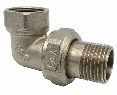 Сгон с накидной гайкой ВН V&G VALOGIN угловой ¾