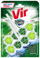 Туалетний блок VIR Total Power Guard Хвоя 2x55 г 