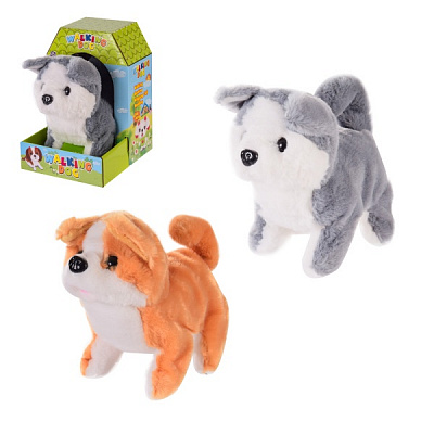 Игрушка интерактивная Собака 1973-2 2 вида в ассортименте 17 см 235 Бєжевая[837] Iron Grey/Graphite 1973-2