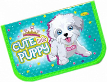 Пенал шкільний на блискавці Апельсин в асортименті