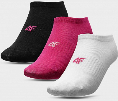 Носки 4F SOCKS CAS F097 (3PACK) 4FJSS23USOCF097-94S р.32-35 разноцветный