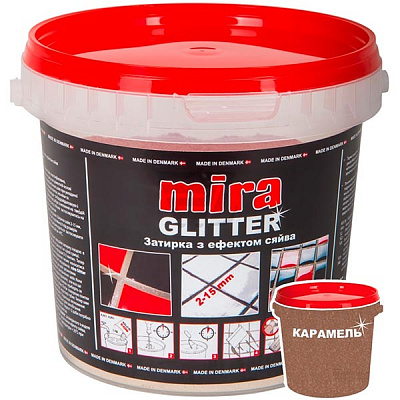 Фуга MIRA Glitter copper 1 кг карамель  