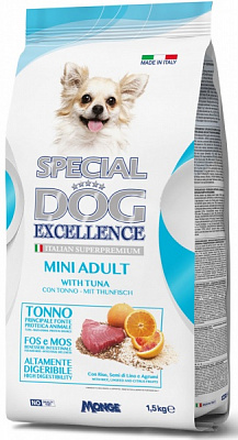 Корм сухий для дорослих собак для малих порід SPECIAL DOG EXCELLENCE Mini 1,5 кг
