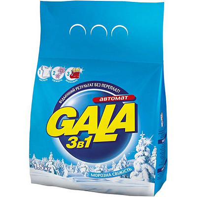 Стиральный порошок Gala Морозная свежесть 1.5 кг