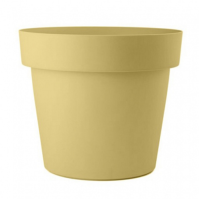 Горщик пластиковий Sanja-Ippi Мелроуз круглий 6 л льон