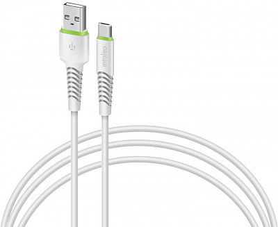 Кабель Intaleo CBFLEXT1 USB-USB Type-C 1,2 м білий (1283126568534)