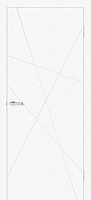 Дверное полотно ОМиС Cortex Геометрия 01 ПГ 700 мм белый silk matt 