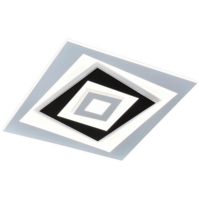 Люстра світлодіодна Victoria Lighting Impression/PL500 з пультом ДК 186 Вт біло-чорний