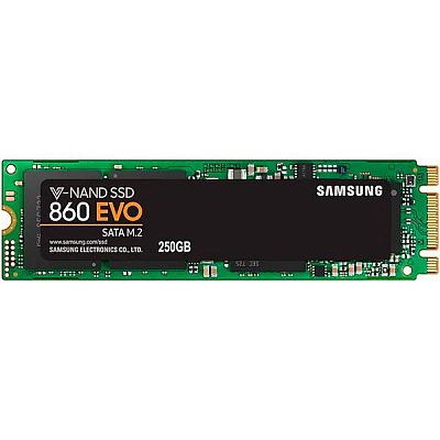 SSD-накопитель Samsung 860 Evo 250GB M.2 SATA III TLC (MZ-N6E250BW) 