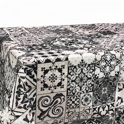 Скатерть Milan 136x220 см черный Прованс 