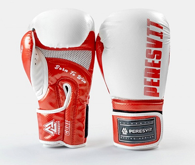 Боксерские перчатки Peresvit 501271-551 р. 14 Core Boxing Gloves белый с красным