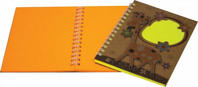 Блокнот для записей 10x14 см 50 листов с высечкой и выборочным лаком