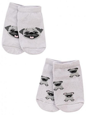 Шкарпетки дитячі Giulia KSS KOMPLEKT-006 calzino (2 пари) steel р.16 сірий