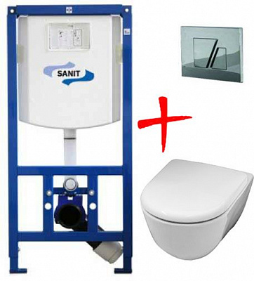 Система инсталляции Laufen Sanit Ineo Plus 4 в 1 + унитаз Pro New 2095.6