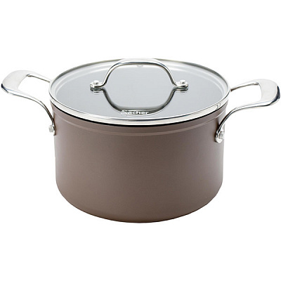 Кастрюля Sacher Teflon Dupont коричневая 3.5 л