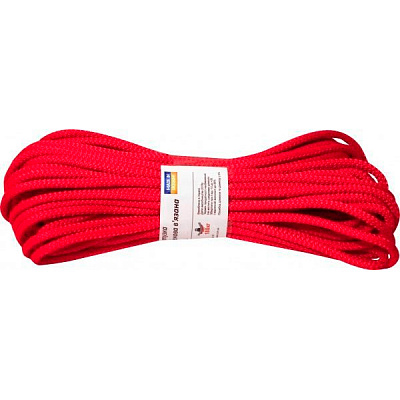 Шнур полипропиленовая 4 мм 20 м красный 0,11 кг