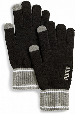 Варежки Puma PUMA Knit Gloves 04177204 р.M /черный