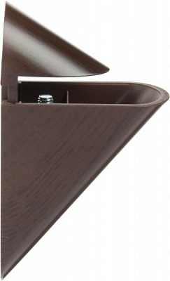 Держатель для полок  Poliplast ABS 4-22 мм венге